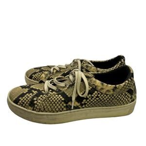 The Flexx Snakeskin Print Sneaker Sz 7